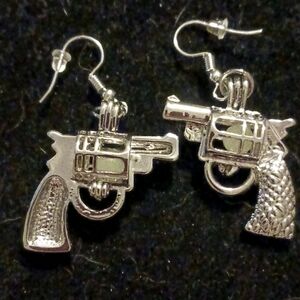 Glow In The Dark Pistol Earrings